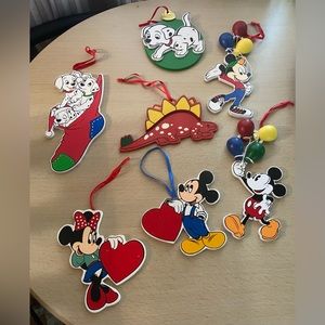 Vintage Kurt Adler Christmas Ornaments Set of 7